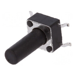 Microîntrerupător TACT SPST-NO 0,05A/12VDC SMT Poz: 2 Fără Contacte | Electronic-mag.ro | Componente Electronice
