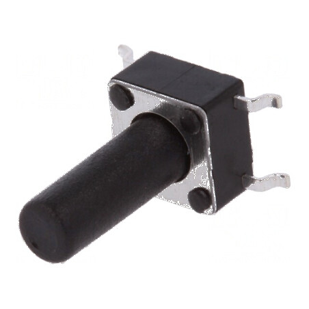 Microîntrerupător TACT SPST-NO 0,05A/12VDC SMT Poz: 2 Fără Contacte | Electronic-mag.ro | Componente Electronice