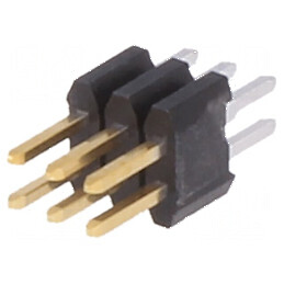 Conector şiruri pini Minitek127® tată cu 6 pini drept | Electronic-mag.ro | Componente Electronice
