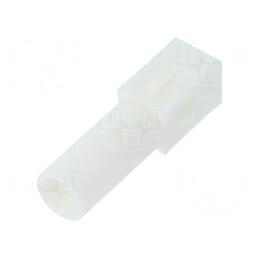 Conector cablu-cablu albă mufe tată/mamă 1 PIN 1x1 | Electronic-mag.ro | Componente Electronice