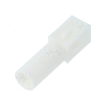 Conector cablu-cablu albă mufe tată/mamă 1 PIN 1x1 | Electronic-mag.ro | Componente Electronice