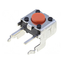 Microîntrerupător TACT SPST-NO 0,05A/24VDC THT fără poziție 2 | Electronic-mag.ro | Componente Electronice