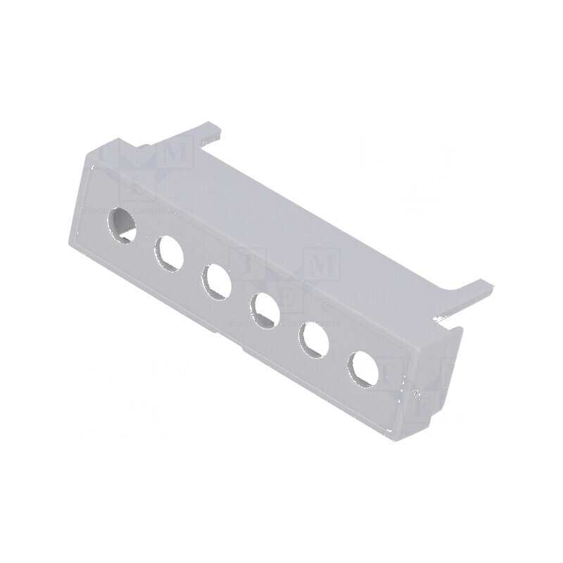Capac borne gri cu orificiu de 6 7,65mm pentru conectare electrică | Electronic-mag.ro | Componente Electronice Capac borne gri cu orificiu de 6 7,65mm pentru conectare electrică | Electronic-mag.ro | Componente Electronice