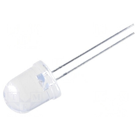 LED 10mm roșie 5000-8000mcd 15° convex pentru iluminare decorativă | Electronic-mag.ro | Componente Electronice
