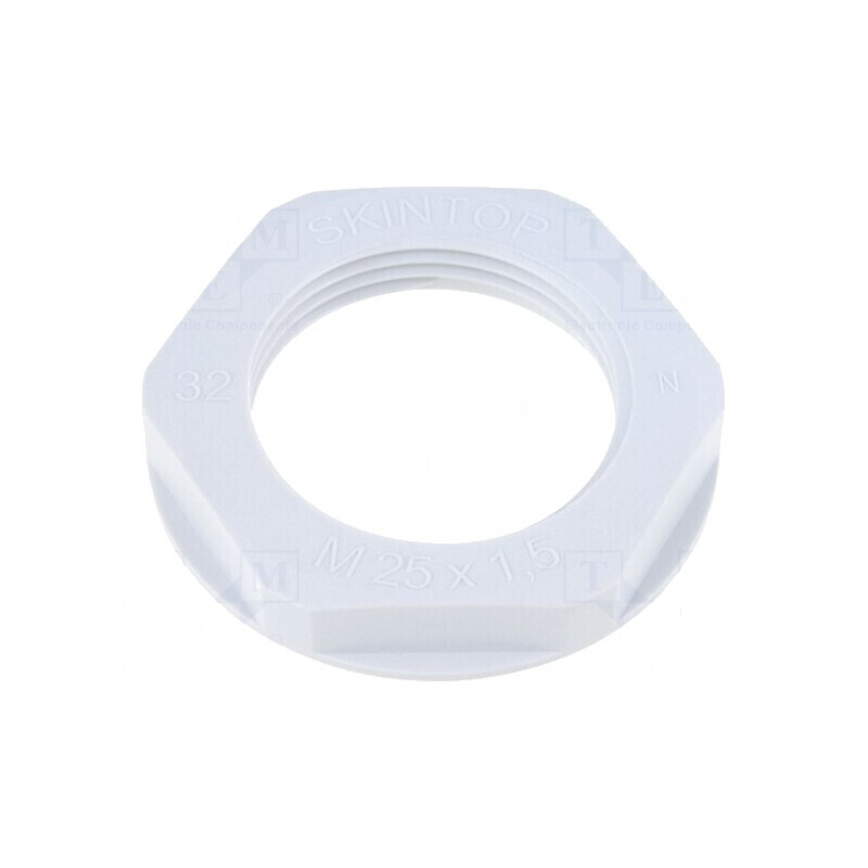 Piuliță M25 poliamidă UL94V-0 34mm gri fără halogen, Pas: 1,5 | Electronic-mag.ro | Componente Electronice Piuliță M25 poliamidă UL94V-0 34mm gri fără halogen, Pas: 1,5 | Electronic-mag.ro | Componente Electronice