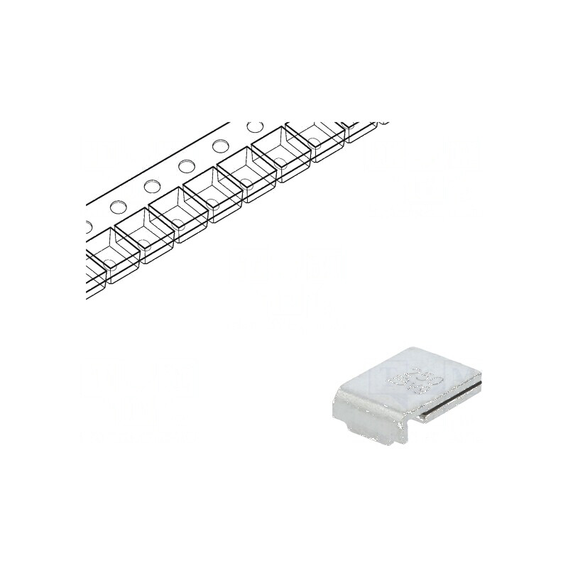 Siguranţă polimerică PTC 2,5A Imax 100A pentru PCB SMT MF-SM bobină | Electronic-mag.ro | Componente Electronice