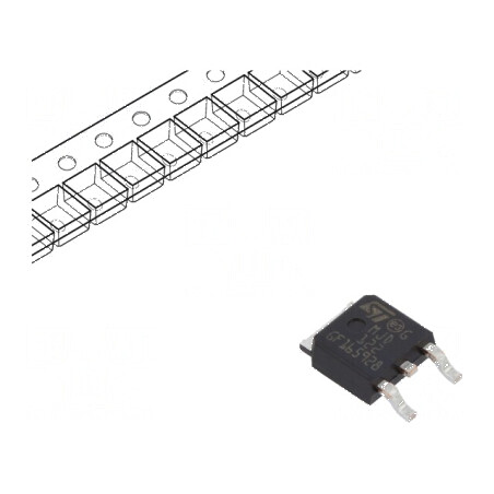 Tranzistor NPN bipolar Darlington 100V 8A 20W DPAK - Componentă electronică pentru circuite | Electronic-mag.ro | Componente Electronice