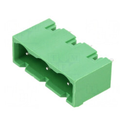 Regletă de conexiuni deconectabilă 7,62mm cu 3 piste drept tată | Electronic-mag.ro | Componente Electronice