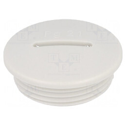 Capac de protecție PG21 IP54 din poliamidă gri pentru filet PG V-N-FS | Electronic-mag.ro | Componente Electronice