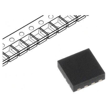 Tranzistor P-MOSFET unipolar -30V -9A 2,8W PQFN 3.3x3.3 pentru circuite electronice | Electronic-mag.ro | Componente Electronice