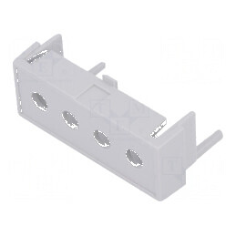 Capac borne gri pentru orificiu 4, 7,65mm | Electronic-mag.ro | Componente Electronice