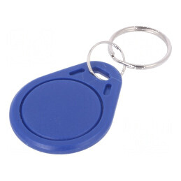 Breloc RFID plastic albastru 125kHz 8BROM - identificare și securitate acces | Electronic-mag.ro | Componente Electronice