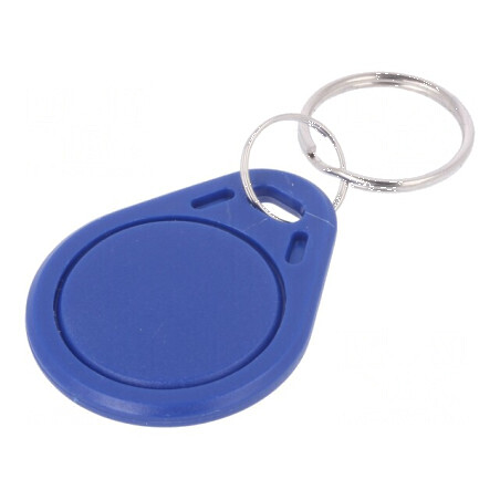 Breloc RFID plastic albastru 125kHz 8BROM - identificare și securitate acces | Electronic-mag.ro | Componente Electronice