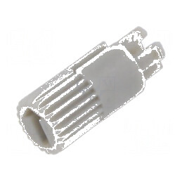 Buton rotativ gri Ø4x7,3mm pentru aparate electrice | Electronic-mag.ro | Componente Electronice