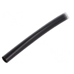 Manşon electroizolant PVC neagră 5mm L: 10m -20÷125°C | Electronic-mag.ro | Componente Electronice