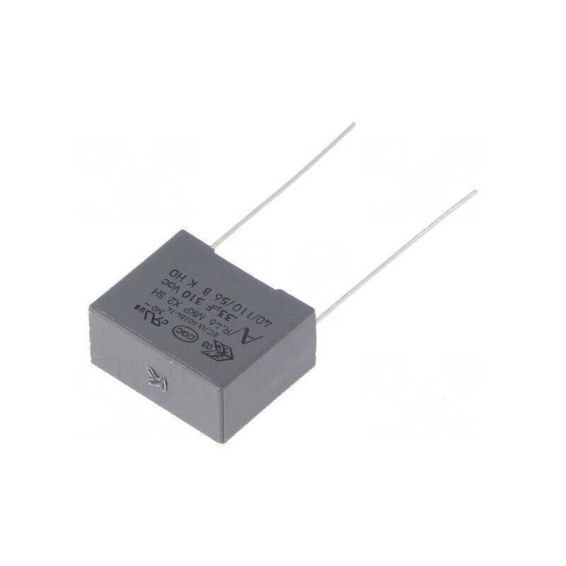 Condensator polipropilenă X2 R46 310V 330nF 18x8,5x14,5mm pentru aplicații electrice | Electronic-mag.ro | Componente Electronice Condensator polipropilenă X2 R46 310V 330nF 18x8,5x14,5mm pentru aplicații electrice | Electronic-mag.ro | Componente Electronice