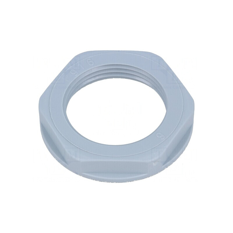 Piuliță PG16 din poliamidă UL94V-2 30mm gri pentru temperature -20 până la 100°C, filet PG | Electronic-mag.ro | Componente Electronice Piuliță PG16 din poliamidă UL94V-2 30mm gri pentru temperature -20 până la 100°C, filet PG | Electronic-mag.ro | Componente Electronice