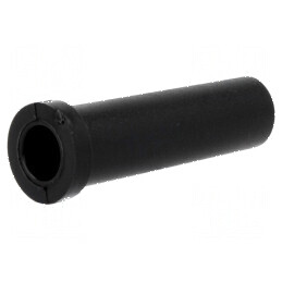 Manşon PVC negru 11,1mm x 7,9mm, lungime 38,1mm | Electronic-mag.ro | Componente Electronice