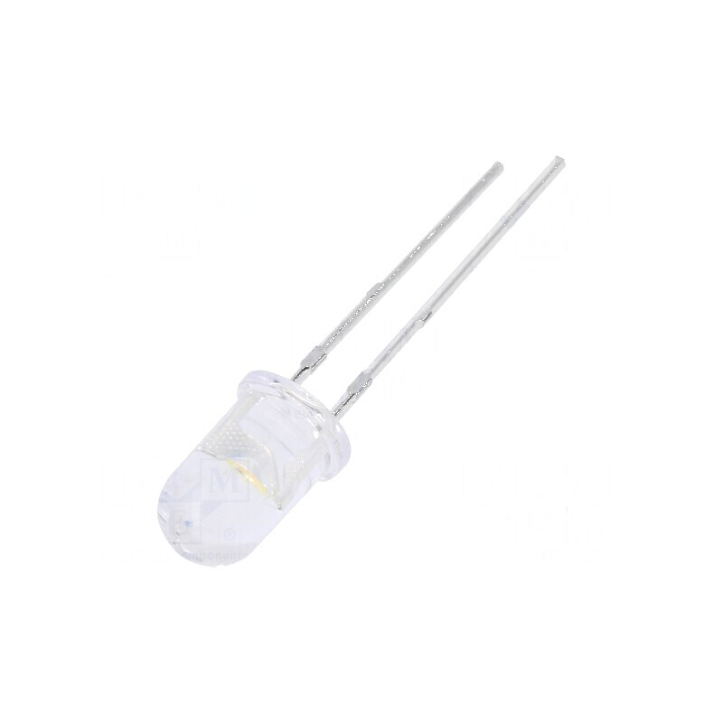 LED 5mm Alb Cald 7150-14250mcd 30° Convex - Iluminare Eficientă | Electronic-mag.ro | Componente Electronice