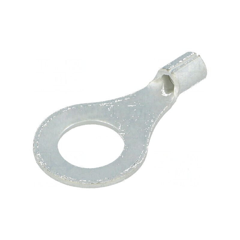 Vârf inelar M6 pentru cablu neizolat din cupru, 0,3÷1,42mm², crimpat | Electronic-mag.ro | Componente Electronice