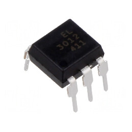 Optotriac 5kV DIP6 pentru controlul tensiunii 100V/μs | Electronic-mag.ro | Componente Electronice
