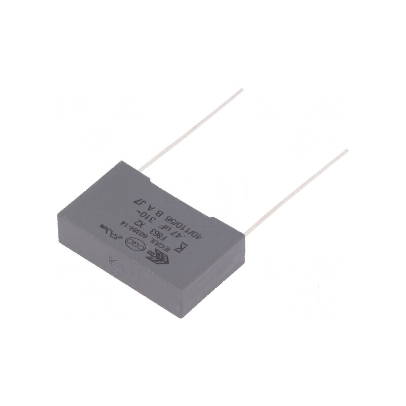 Condensator polipropilenă X2 F863 0,47uF 26,5x16x7mm THT - componentă electronică de calitate | Electronic-mag.ro | Componente Electronice Condensator polipropilenă X2 F863 0,47uF 26,5x16x7mm THT - componentă electronică de calitate | Electronic-mag.ro | Componente Electronice