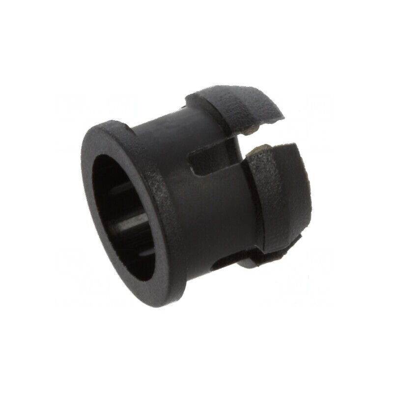 Montură monobloc neagră pentru LED 5mm UL94V-2, dimensiune 5,8mm | Electronic-mag.ro | Componente Electronice