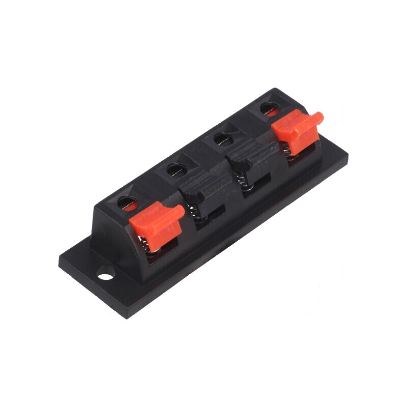 Conector pentru difuzoare stereo, terminal fix, diametru orificiu 3mm | Electronic-mag.ro | Componente Electronice Conector pentru difuzoare stereo, terminal fix, diametru orificiu 3mm | Electronic-mag.ro | Componente Electronice