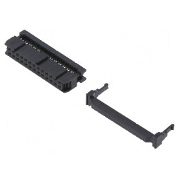 Conector IDC mufă mamă 26 PIN pentru cablu bandă 1,27mm | Electronic-mag.ro | Componente Electronice