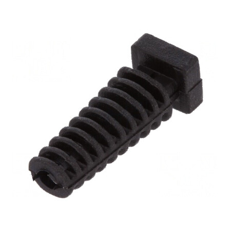 Manşon elastomer negru Øorif 3mm pentru panou grosime maximă 2,5mm | Electronic-mag.ro | Componente Electronice