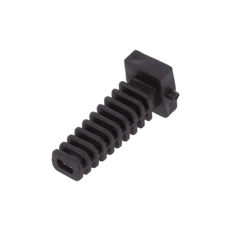 Manşon elastomer negru pentru panouri cu grosimea maximă de 2,2 mm, lungime 25 mm | Electronic-mag.ro | Componente Electronice Manşon elastomer negru pentru panouri cu grosimea maximă de 2,2 mm, lungime 25 mm | Electronic-mag.ro | Componente Electronice
