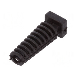 Manşon elastomer negru Øorif 3,5mm pentru grosime panou max. 2,5mm | Electronic-mag.ro | Componente Electronice