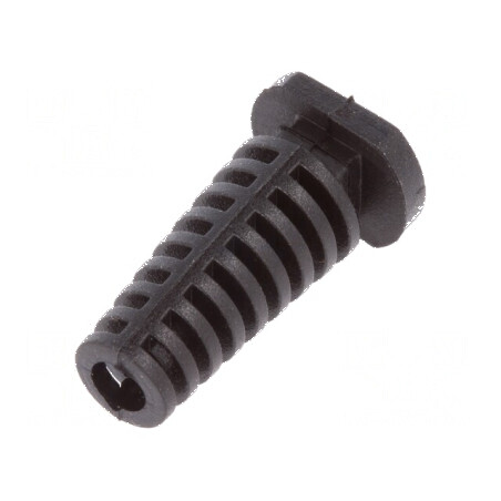 Manşon elastomer neagră Øorif 4mm pentru grosime panou max. 2,5mm | Electronic-mag.ro | Componente Electronice