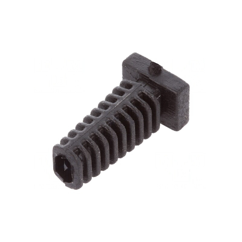 Manșon elastomer negru pentru panou, grosime max. 2,2mm, lungime 25mm | Electronic-mag.ro | Componente Electronice Manșon elastomer negru pentru panou, grosime max. 2,2mm, lungime 25mm | Electronic-mag.ro | Componente Electronice