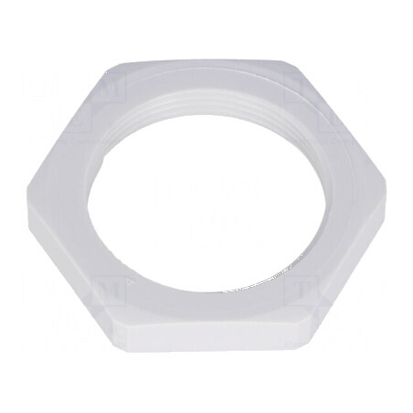 Piuliță M32 din poliamidă 41mm cu filet metric și pas de 1,5 | Electronic-mag.ro | Componente Electronice
