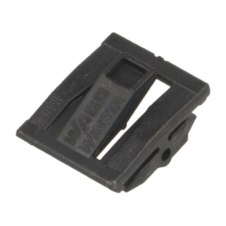 Clichet de blocare 770 WINSTA neagră - accesorii electrice de conectare | Electronic-mag.ro | Componente Electronice