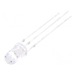 LED 5mm roșu/albastru 30° convex - iluminare decorativă Nr. term: 3 | Electronic-mag.ro | Componente Electronice