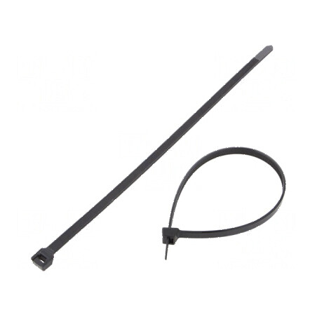 Colier de strângere poliamidă 290mm x 7,6mm 534N negru | Electronic-mag.ro | Componente Electronice