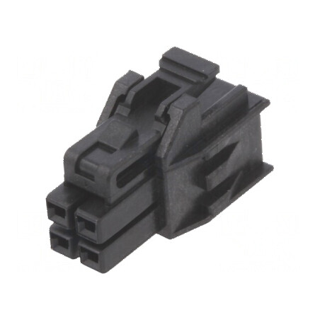 Conector cablu-placă Nano-Fit PIN 4, temperatură operare -40÷105°C, UL94V-0, mufă | Electronic-mag.ro | Componente Electronice