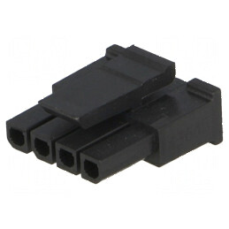 Conector cablu-placă mufă mamă Micro-Fit 3.0 3mm PIN 4 - Compatibilitate Țeavă Electrică | Electronic-mag.ro | Componente Electronice