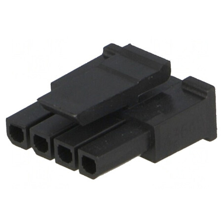 Conector cablu-placă mufă mamă Micro-Fit 3.0 3mm PIN 4 - Compatibilitate Țeavă Electrică | Electronic-mag.ro | Componente Electronice