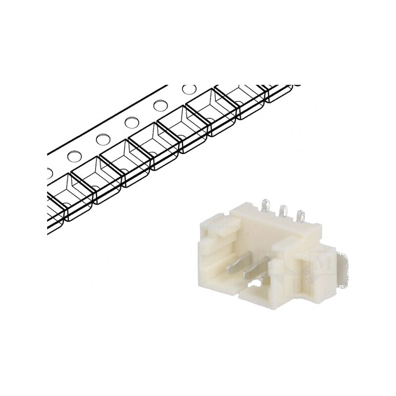 Conector cablu-placă soclu tată PicoBlade™ 1,25mm PIN 3 SMT - Componentă electronică | Electronic-mag.ro | Componente Electronice Conector cablu-placă soclu tată PicoBlade™ 1,25mm PIN 3 SMT - Componentă electronică | Electronic-mag.ro | Componente Electronice