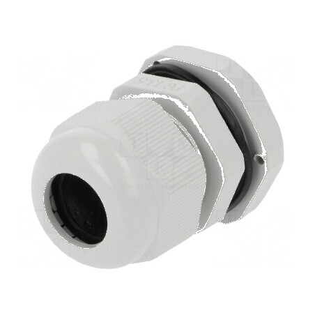 Garnitură de etanşare PG13,5 IP67 din poliamidă gri pentru protecţie la apă | Electronic-mag.ro | Componente Electronice
