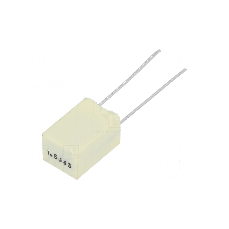 Condensator poliester 1,5uF 40VAC 63VDC 5mm ±5% -55÷105°C | Electronic-mag.ro | Componente Electronice