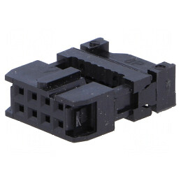 Conector IDC mufă mamă 8 pini cu presare cablu - accesorii electrice | Electronic-mag.ro | Componente Electronice