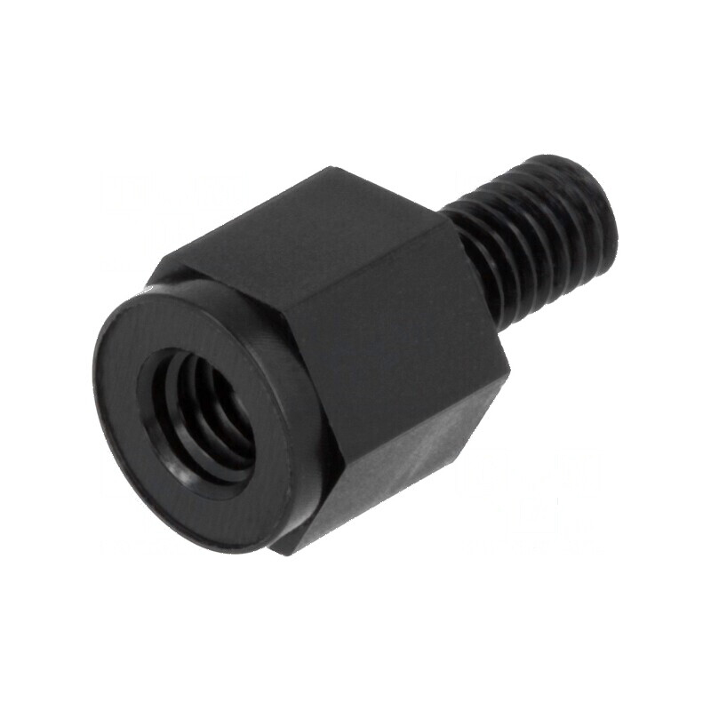 Piuliță distanțieră filetată hexagonală din poliamidă M4 | Electronic-mag.ro | Componente Electronice
