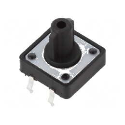 Microîntrerupător TACT SPST-NO 0,05A/12VDC pentru montaj THT, Poz: 2, 1,57N | Electronic-mag.ro | Componente Electronice
