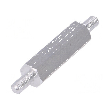 Piuliță distanțieră filetată hexagonală 20mm, Filet extern M3 | Electronic-mag.ro | Componente Electronice
