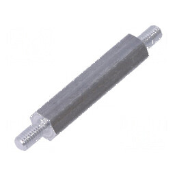 Piuliță distanțieră filetată 25mm M3 hexagonală - accesorii pentru prindere | Electronic-mag.ro | Componente Electronice