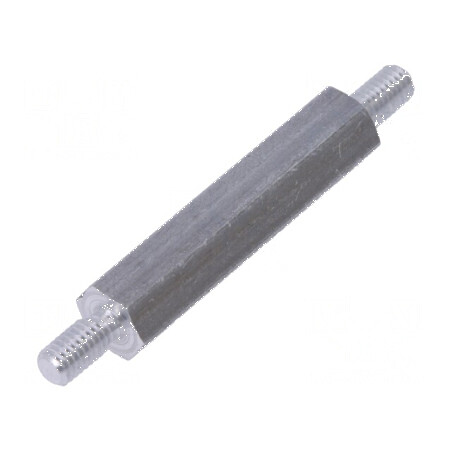 Piuliță distanțieră filetată 25mm M3 hexagonală - accesorii pentru prindere | Electronic-mag.ro | Componente Electronice